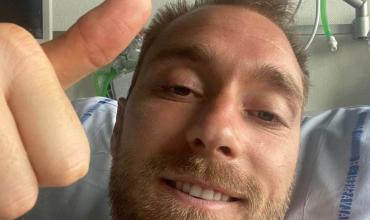 Christian Eriksen envió un mensaje desde el hospital: "Estoy bien, dada las circunstancias"