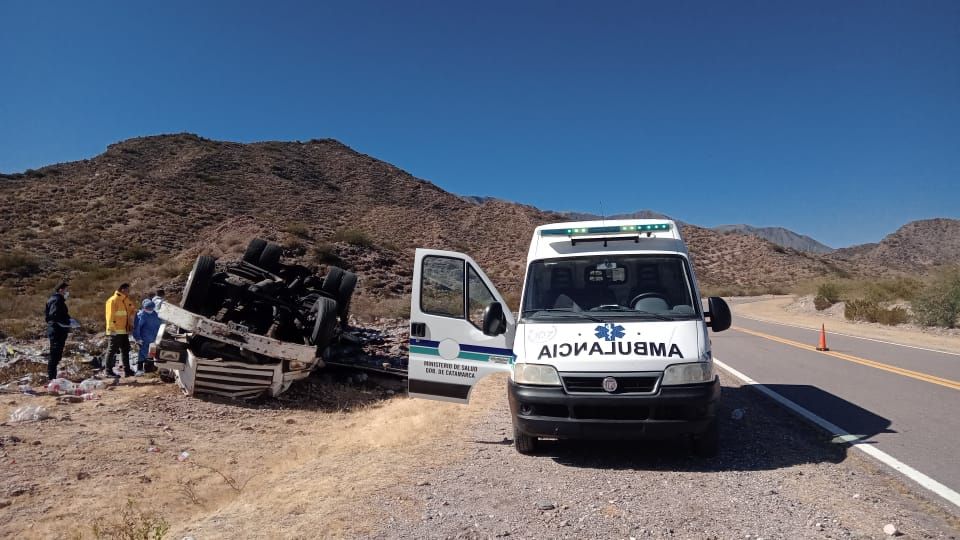 Trágico accidente en la quebrada de la cébila por Ruta Nacional 60