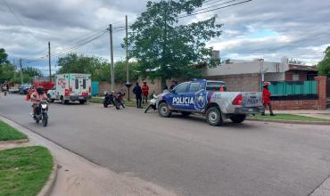 Choque entre motocicletas por calles Apóstol Santiago y  Apóstol San Marcos