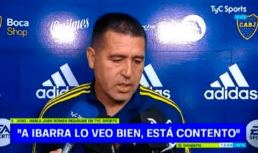 Riquelme salió a bancar al Negro Ibarra: "Confiamos en él", aunque aseguró que hay "plantel para jugar mucho mejor".