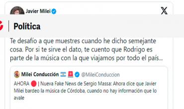 Sergio Massa aseguró que "Milei dijo que el cuarteto era una mierda" y el libertario lo trató de mentiroso