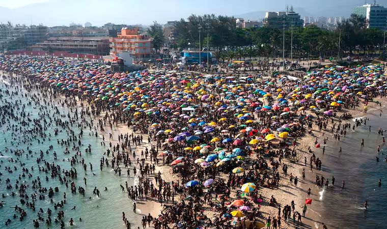 El Calor Extremo Vuelve A Sofocar A Río De Janeiro Y La Sensación Térmica Quebró Un Récord