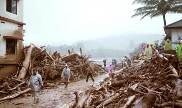 Ya son 256 los muertos por corrimientos de tierra en el sur de la India