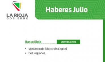 Cronograma de pago a empleados estatales para este 2 de agosto