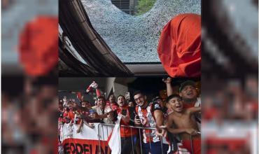 Hinchas "Millonarios" atacaron un micro donde viajaban simpatizantes de Atlético Mineiro