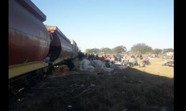 Saquearon un tren en Santa Fe y se robaron cerca de mil toneladas de soja