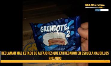 Alfajores en mal estado en la escuela “Caudillos Riojanos”