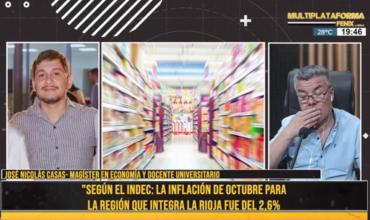 José Nicolas Casas: “La verdad que llamó la atención el numero de la inflación, ya que se esperaba un 3%”