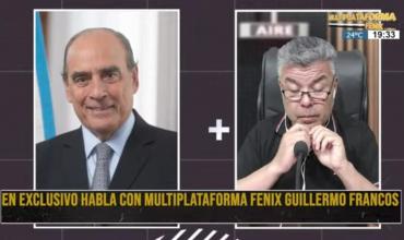 EN EXCLUSIVO.  Guillermo Francos habló con Multiplataforma Fénix:  " El discurso de Quintela pertenece a lo más rancio del Peronismo"