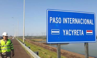 Habilitan paso fronterizo con Paraguay sobre represa de Yacyretá tras cuatro años