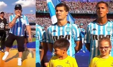 El Pepo, en la previa de Racing vs. Cruzeiro: un ambiente electrizante.