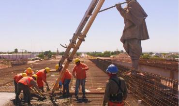 Avanza la construcción de un distribuidor vial en la RN 75 en La Rioja