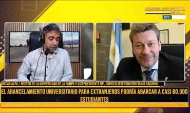 Oscar Alpa, sobre el cobro a estudiantes extranjeros: “Hay un error en la información que tiene el gobierno porque no existen estudiantes no residentes”