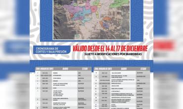 Anuncian cortes de agua y baja presión del 14 al 17 de diciembre: consulta el cronograma detallado por barrios