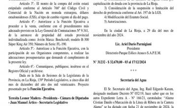 Ricardo Quintela oficializó la compra de un avión sanitario