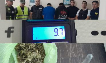 Villa Castelli: Incautaron 9,7 gramos de cannabis