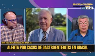 Alerta de casos de gastroenteritis en Brasil 