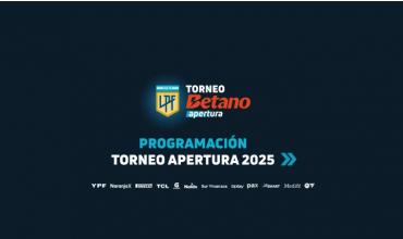 El fixture para las primeras 10 fechas del Torneo Apertura