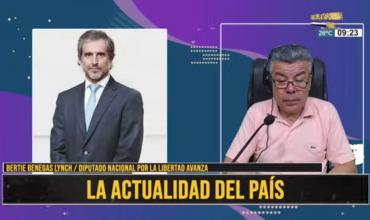 Bertie Benegas Lynch, en Fénix: Asegura que Javier Milei estaría dispuesto a volver a recibir a Victoria Villarruel