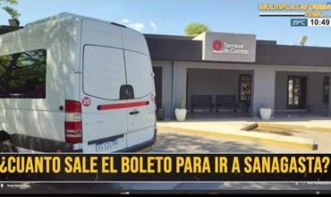 ¿Cuanto sale el pasaje para ir a Sanagasta? 