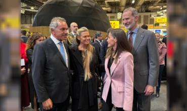 Fitur 2025: El Rey de España, Felipe VI y su esposa Letizia visitaron el stand de Argentina