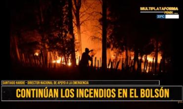 “El de El Bolsón es uno de los incendios más complejos. Ya se perdieron 3.000 hectáreas”