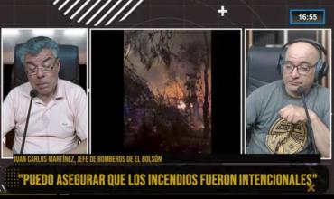 Juan Carlos Martínez: "Los incendios en El Bolsón fueron intencionales"