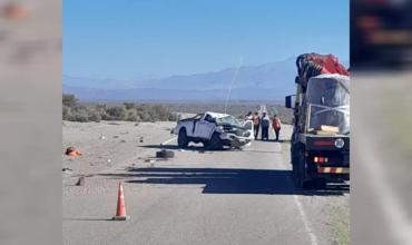 Grave accidente en Ruta 40: una camioneta proveniente de Guandacol volcó cerca de la mina Gualcamayo