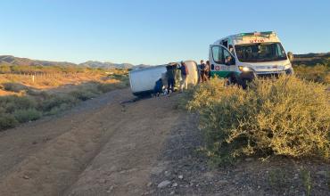 Vuelco en Ruta Nacional 78: Un hombre en estado de ebriedad resultó herido