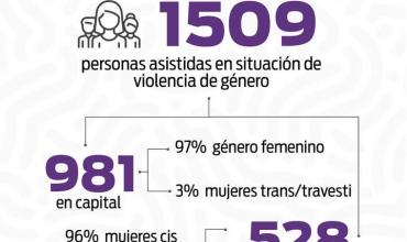  Alarma en la provincia: más de 1500 personas asistidas por violencia de género en 2024