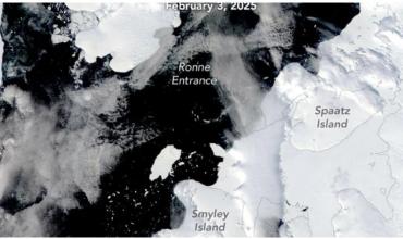 Un nuevo iceberg de kilómetros de superficie se desprende en la Antártida