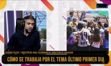 Eduardo Toledo, director de Nivel Secundario del Ministerio de Educación, sobre UPD: “las escuelas los recibirán y se llamarán a los tutores para que los retiren”