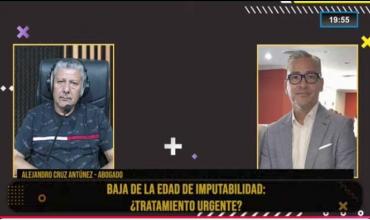 Alejandro Antúnez en Fénix: "No hay otra alternativa que la baja de la imputabilidad"