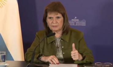 Patricia Bullrich presentó la Ley Antibarras: “Nos permitirá terminar con la violencia”