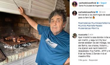 Cacho Deicas, el histórico cantante de Los Palmeras, publicó una foto que esperanza a los fans de la banda: “Volviendo”