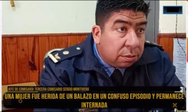“Aún no se puede confirmar si la mujer fue herida por una bala”