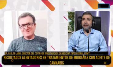 "Logramos una dosis que trata la migraña sin efectos adversos", dijo Carlos Laino sobre el uso de cannabis medicinal