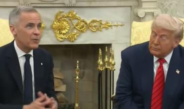 “Nunca digas nunca”: la reacción de Trump cuando el primer ministro de Canadá dijo que su país “no está en venta”