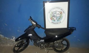 Recuperan en Chilecito una moto robada tras ser hallada en una vivienda del barrio Dorados Sur
