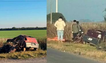 Córdoba: Cuatro jóvenes viajaban por la madrugada, chocaron contra una camioneta y dos murieron