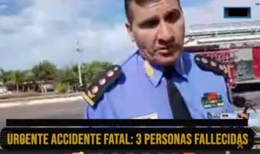 René Molina, segundo jefe de Policía: “Estamos en procura de identificar a las personas fallecidas”