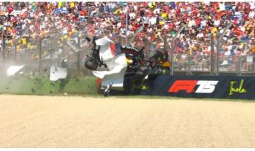 Bandera roja y preocupación: el tremendo accidente de Tsunoda en la qualy