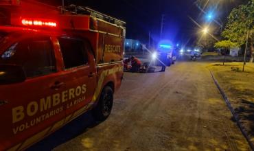Motociclista resultó herida tras perder el control de su vehículo