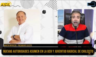 Martín Berzesio, nuevo presidente de la UCR Chilecito: “La oposición debe unirse para vencer al régimen que gobierna”