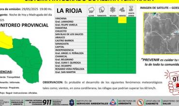 Alerta por posible niebla para la Capital y otros seis departamentos