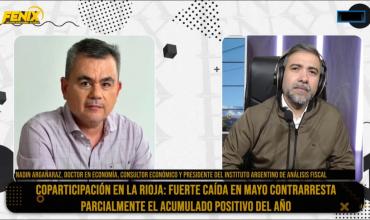 Nadin Argañaráz, economista, en Fénix: “La caída de la coparticipación fue del 26% y afecta a las provincias”