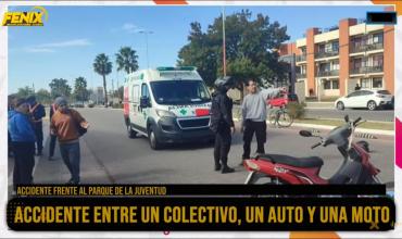 Siniestro vial con tres vehículos en cercanías de la UNLaR: dos mujeres heridas