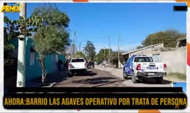 Allanamiento en barrio Las Agaves por presunto caso de trata de personas: la causa se inició hace un año tras la denuncia de una menor