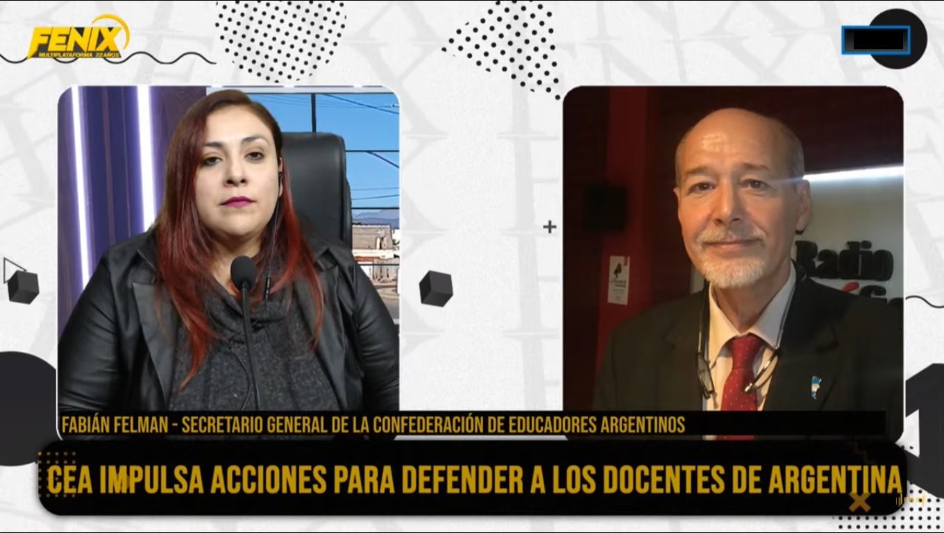 “El salario docente está 4 pesos por encima de la línea de indigencia”, afirmó Fabián Feldman en Fénix