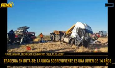 Flavia Sanagua, sobre el trágico accidente en Ruta 38: “El camionero dijo que la Berlingo venía haciendo Zig Zag”
